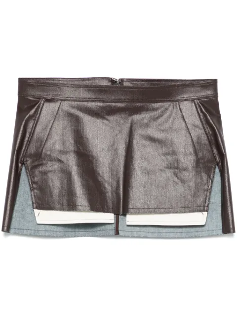 Rick Owens falda corta Fog Cutoff