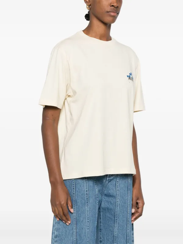 ★AUTRY★ロゴ プリント フード Tシャツ Autry ロゴ Tシャツ | ニュートラル | FARFETCH JP