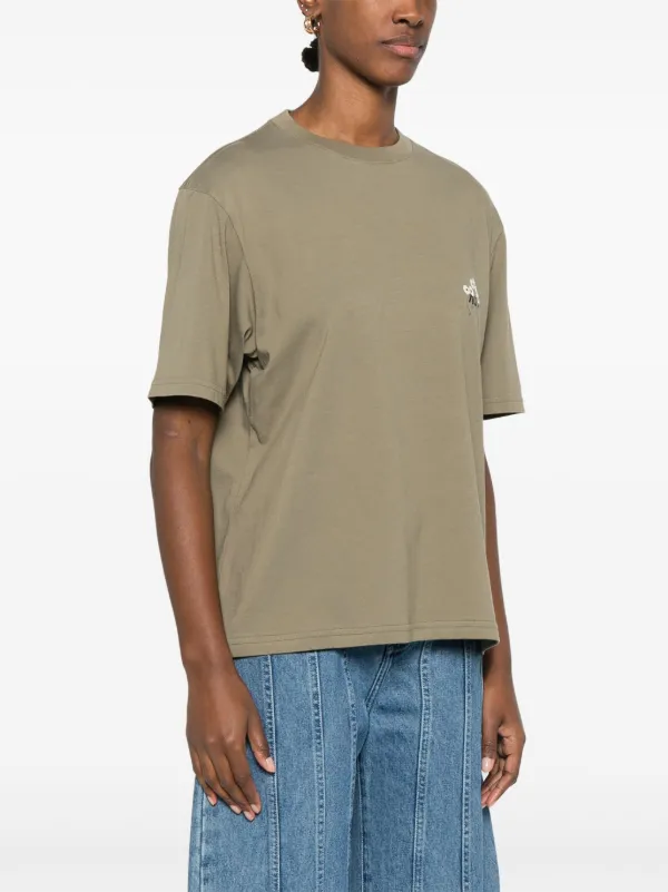 【送料&関税込】Autry Logo Icon T-shirt Autry logo-print T-shirt | Green | FARFETCH JO