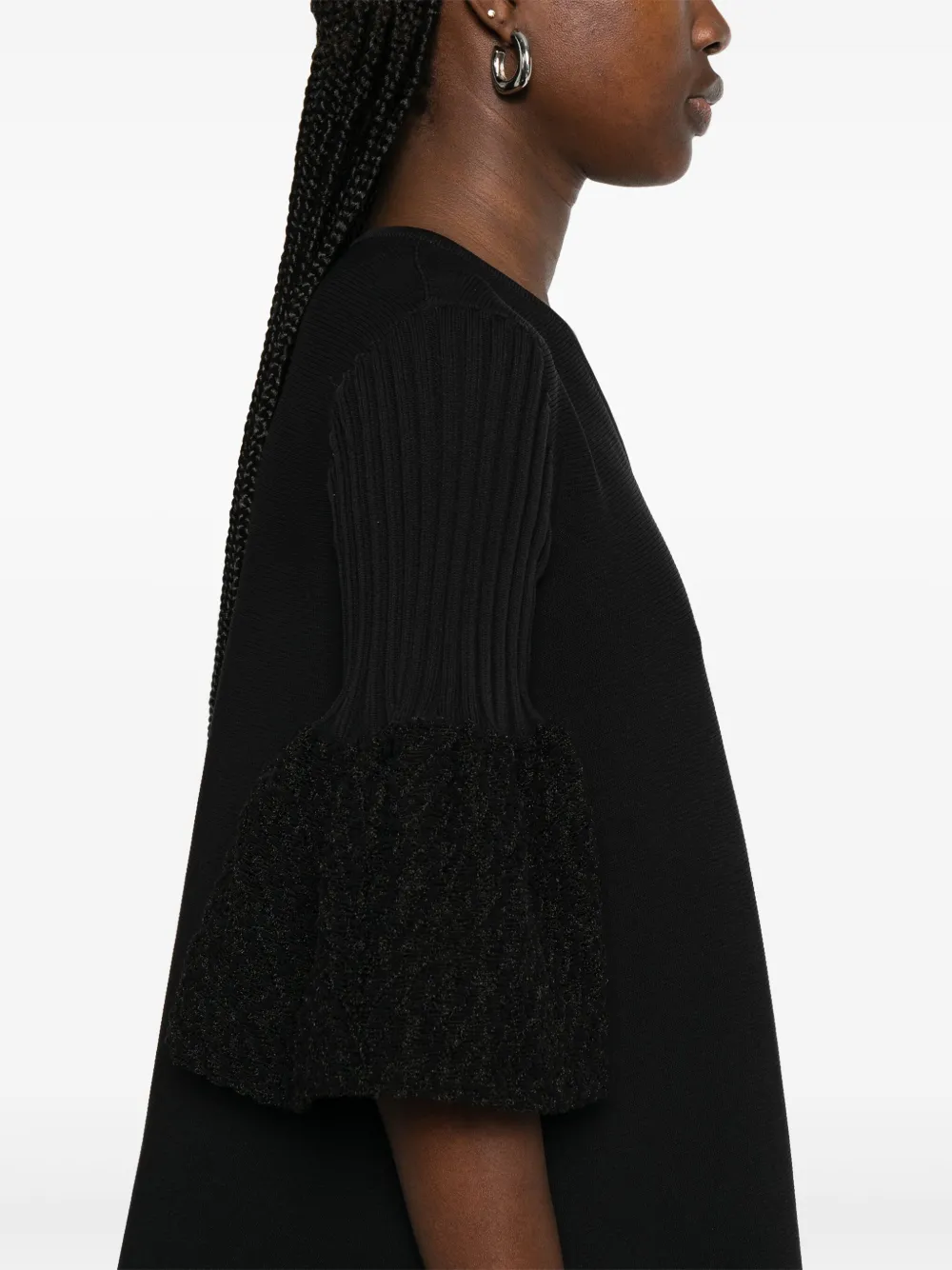 CFCL Maxi-jurk met ornament Zwart