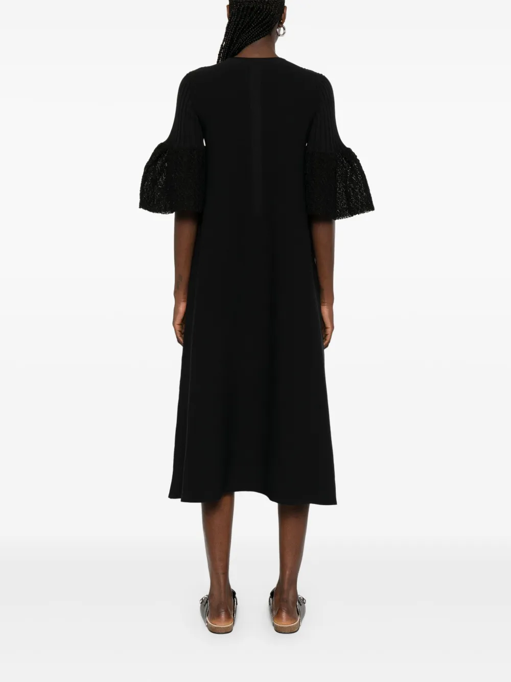 CFCL Maxi-jurk met ornament Zwart