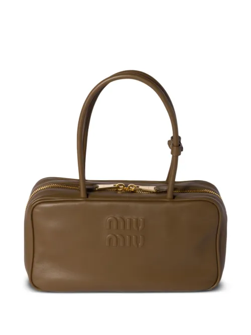 Sac à main Beau en cuir - Miu Miu - Modalova