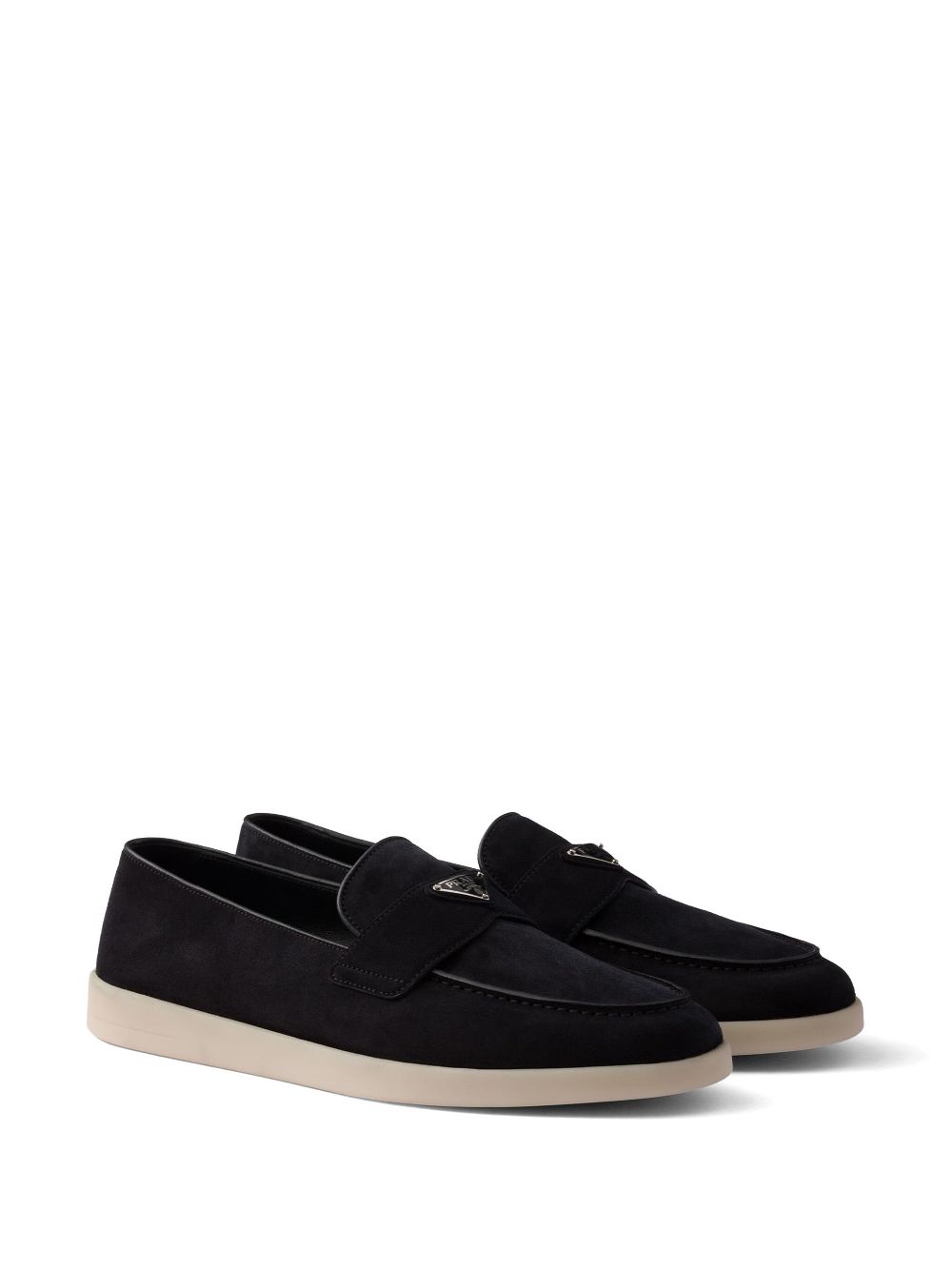 Prada suede loafers - Zwart