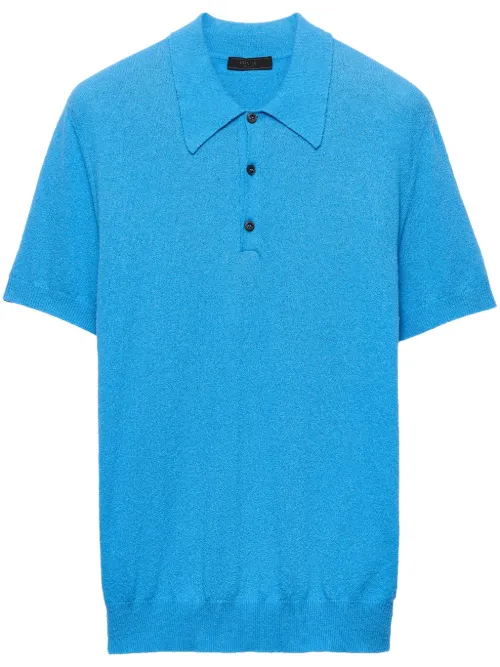 Prada polo en coton - Bleu - Prada - Modalova