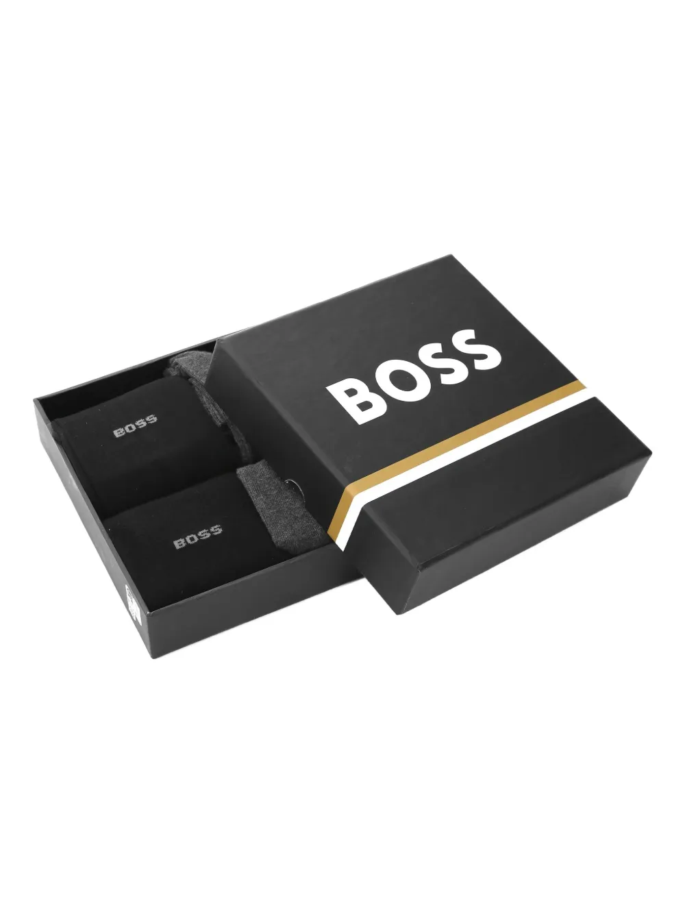 Hugo Boss Iconic Socks (pack Of Four) In Black