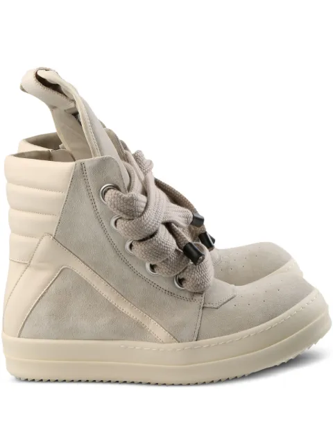 Rick Owens suede hi-top sneakers