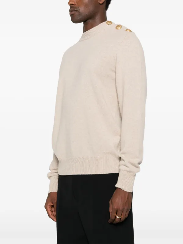 Balmain ボタン セーター | ニュートラル | FARFETCH JP