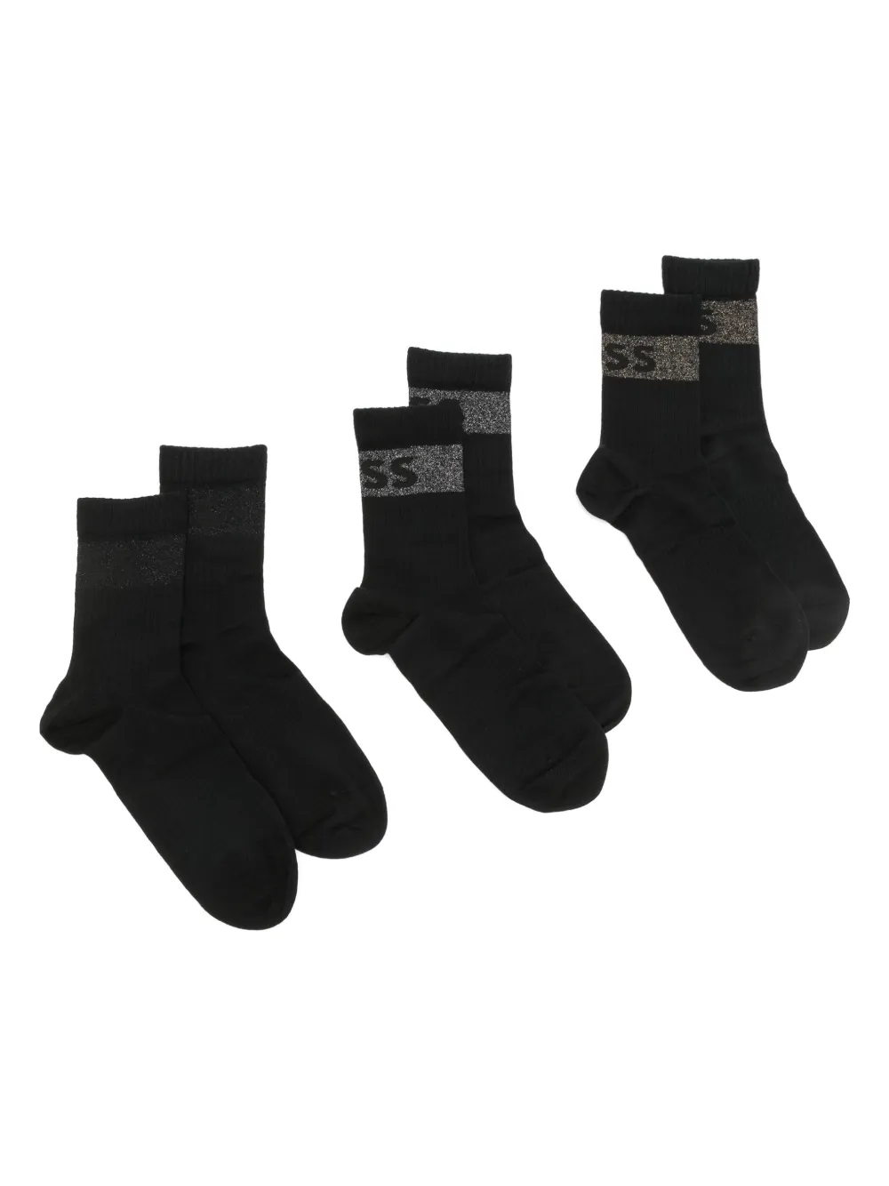BOSS 3-Pack ribbed sock gift set | Black | Image 1