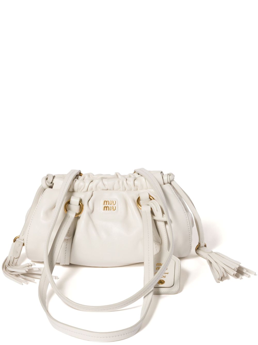 Miu Miu Joie leather mini-bag - White