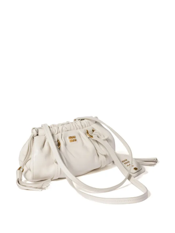 miumiu Joie Bag スモール　ミュウミュウ　ジョワ 送料無料》 MIU MIU Joie nappa leather bag (MiuMiu/ショルダーバッグ