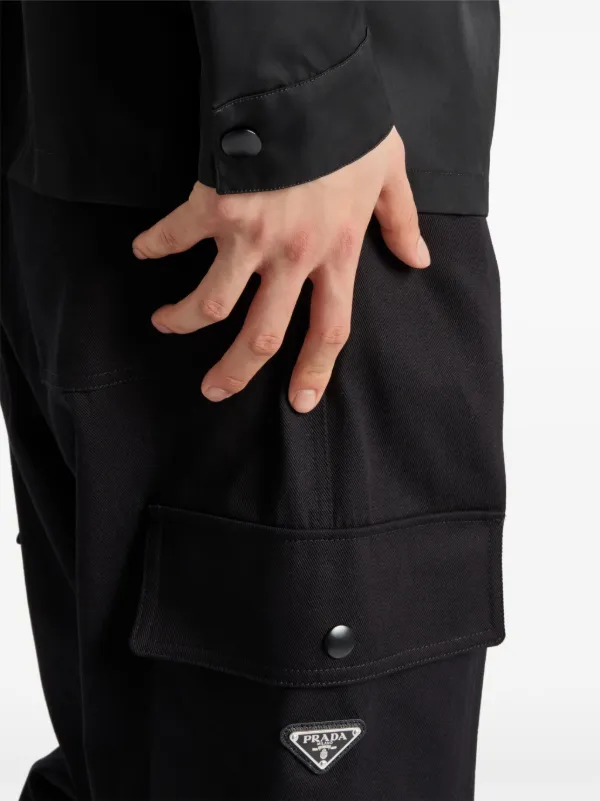 Prada Re-Nylon シャツ | ブラック | FARFETCH JP