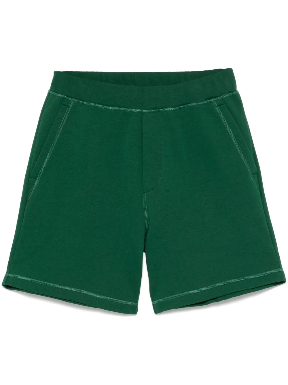 DSQUARED2 Trainingsshorts met logoprint Groen