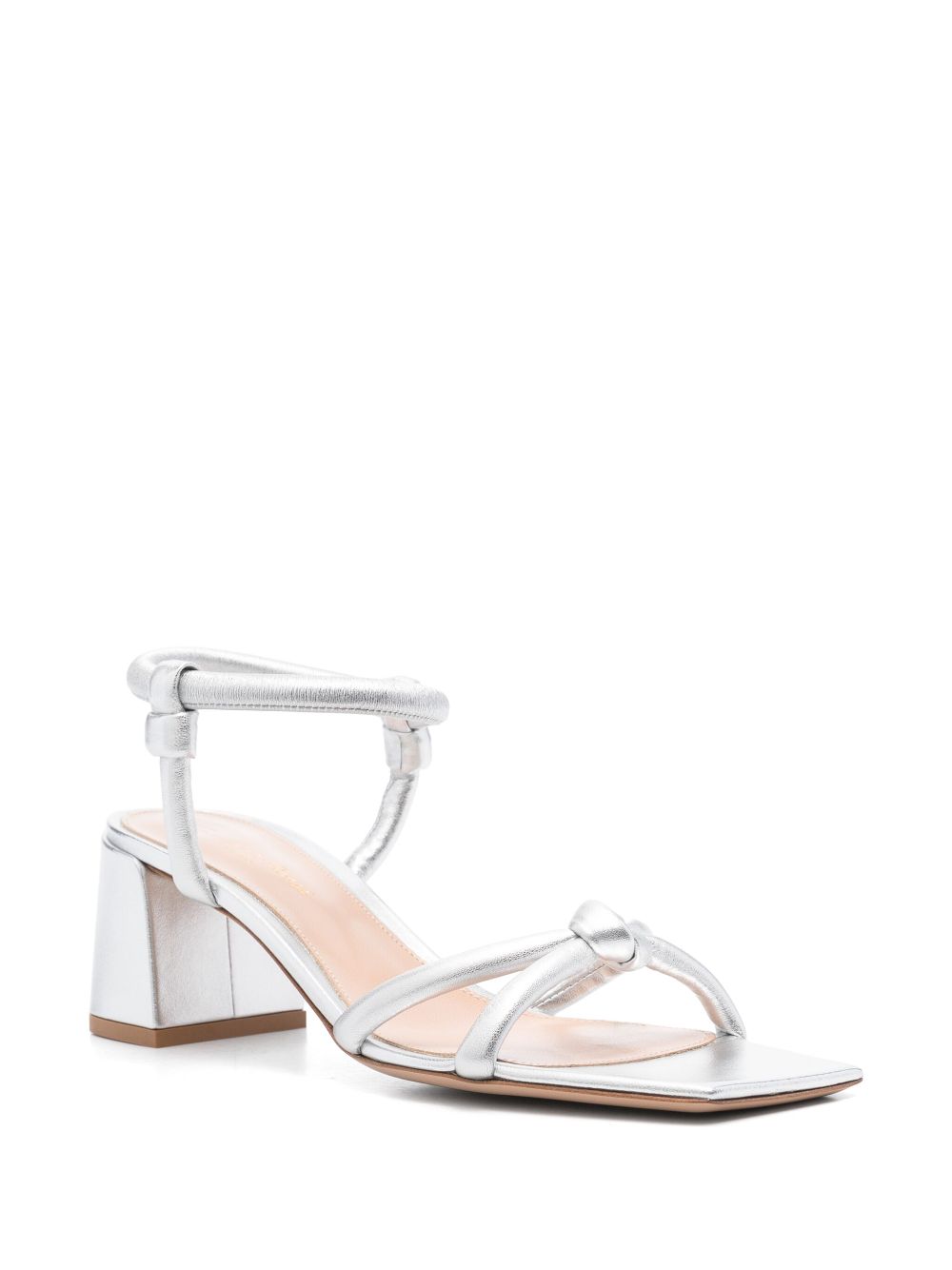 Gianvito Rossi 55 mm Juno sandalen - Zilver