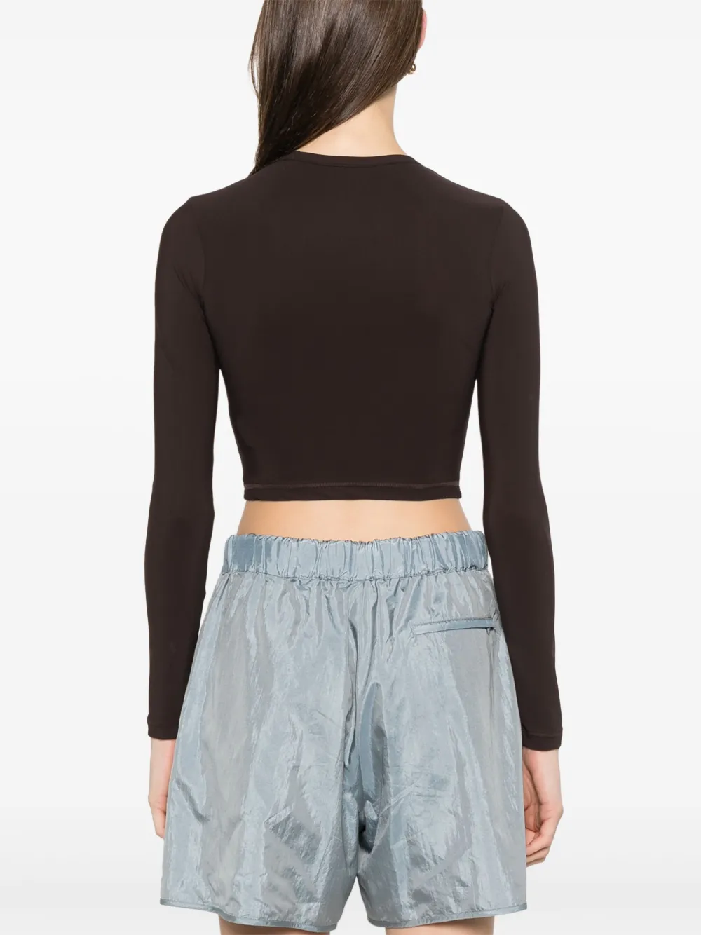 Jil Sander T-shirt met logoprint Bruin