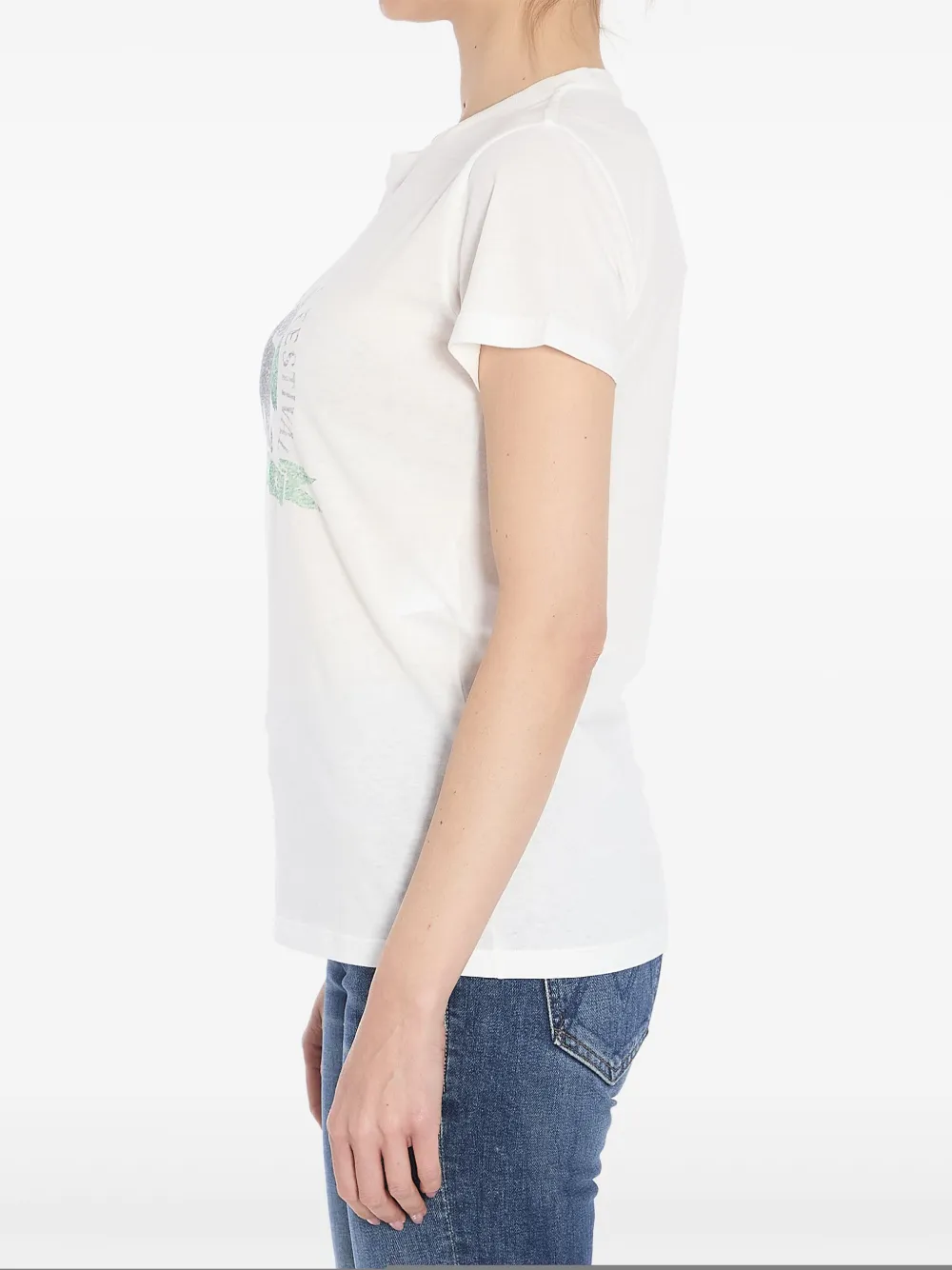 Saint Laurent 1961 Music Festival T-shirt Wit