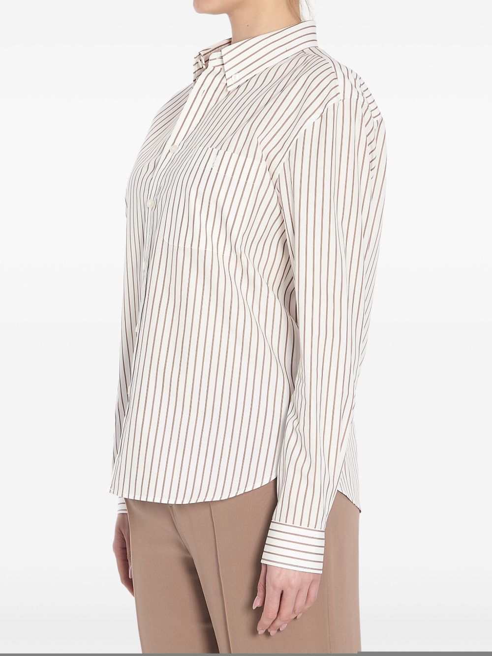 SAINT LAURENT STRIPED SHIRT