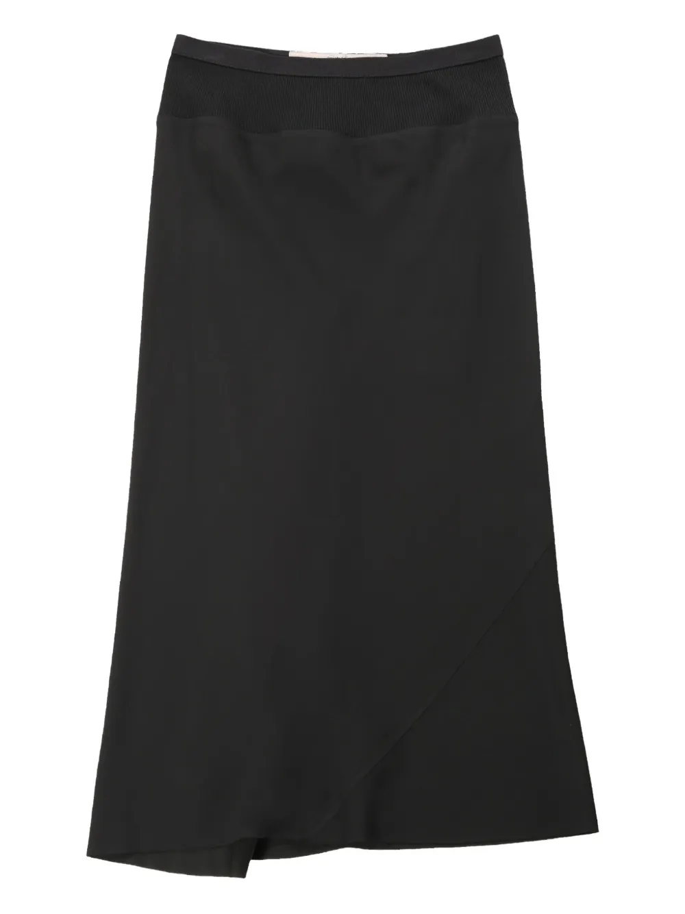 Rick Owens satin skirt Zwart