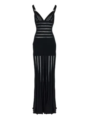 ELISABETTA FRANCHI 25SS ドレス-ロング マルチカラー エリザベッタ フランキ】ロング ドレス スパンコール ビスチェ
