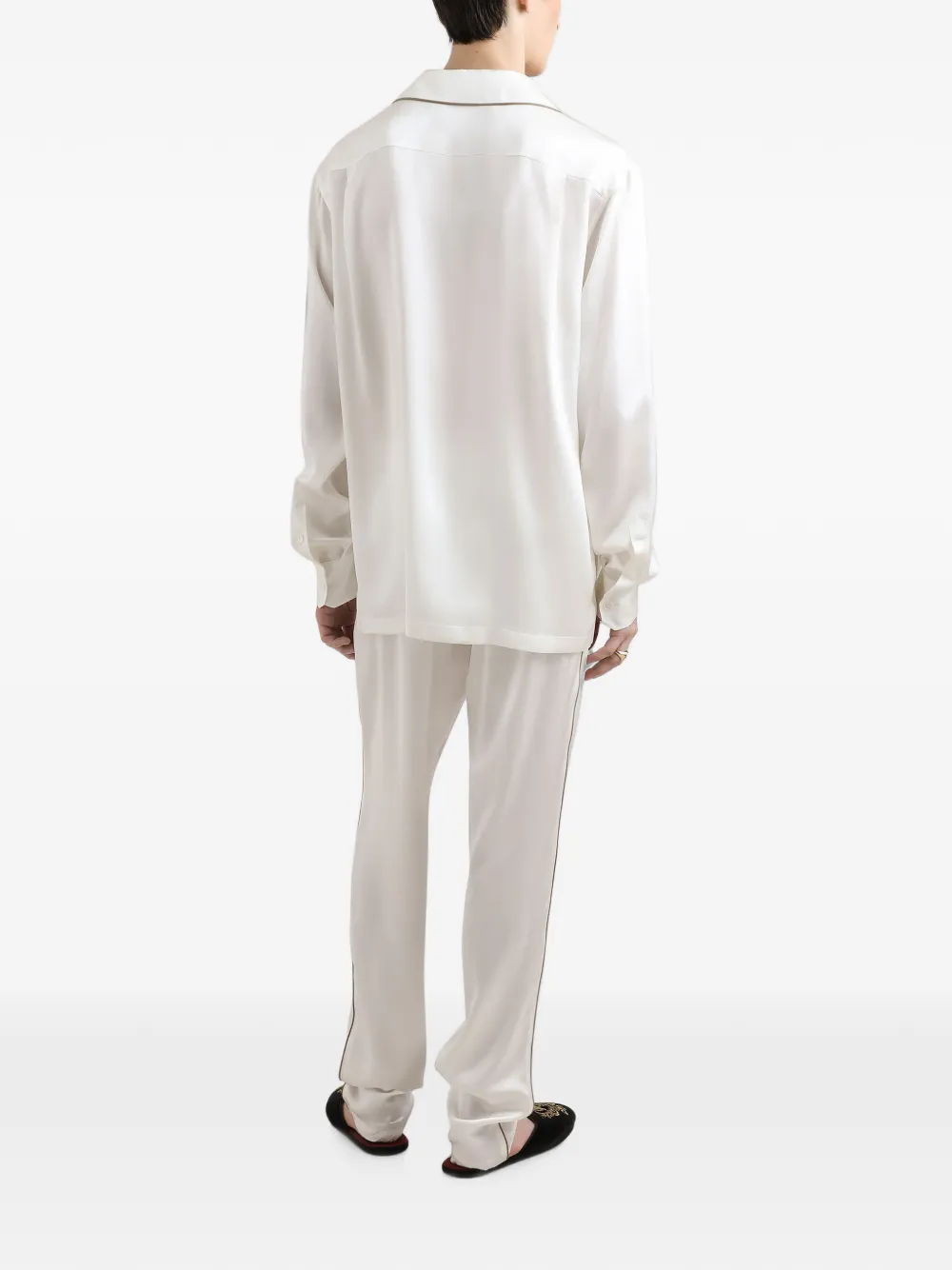 Dolce & Gabbana Zijden overhemd Wit