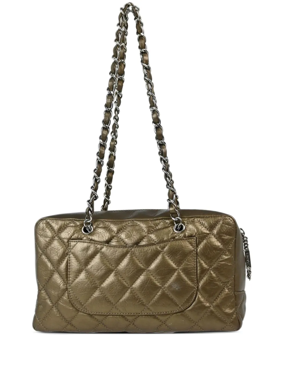 CHANEL Pre-Owned 2007 Cambon Line schoudertas - Goud