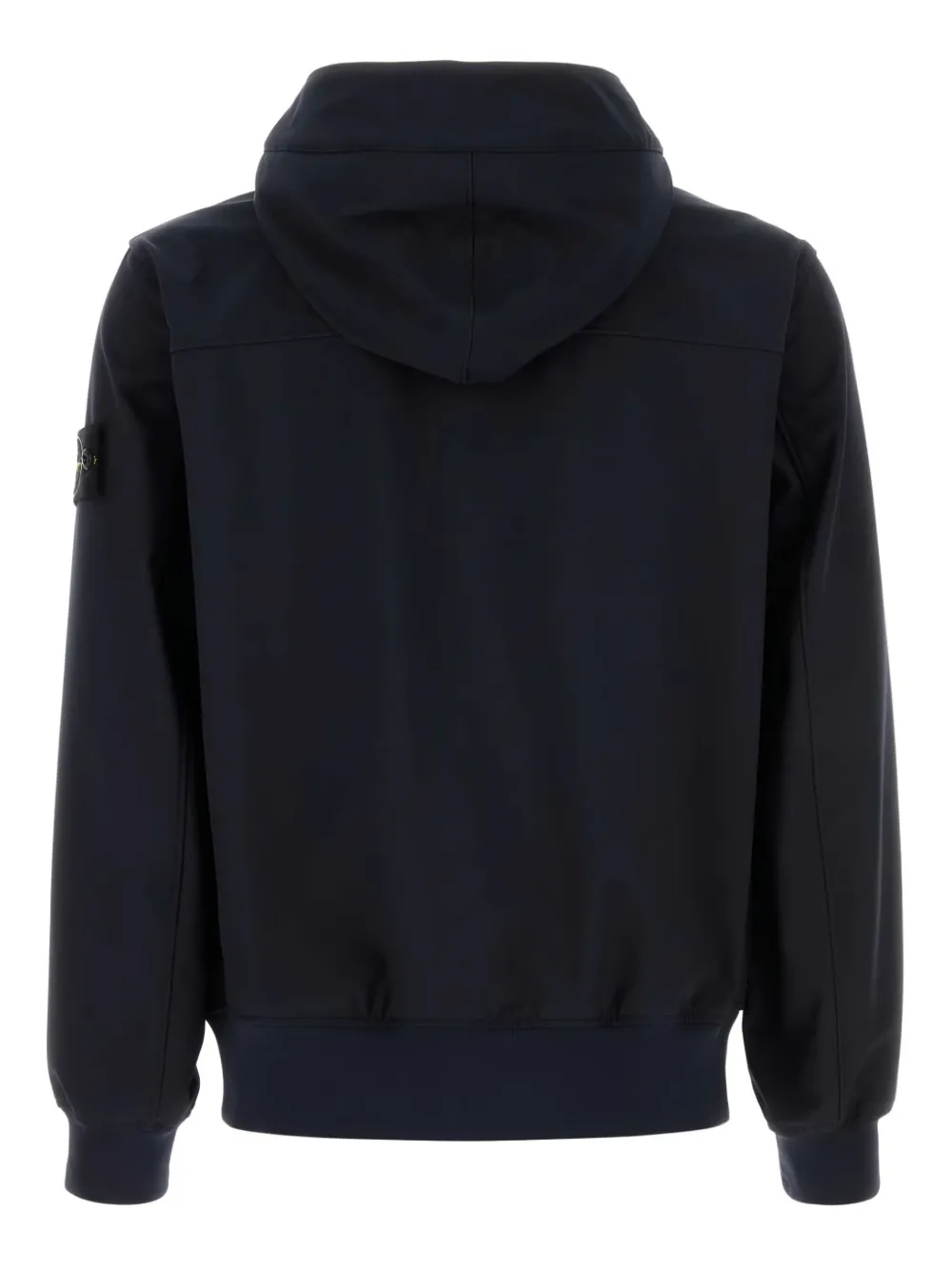 Stone Island Jack met Compass-logopatch en capuchon - Blauw