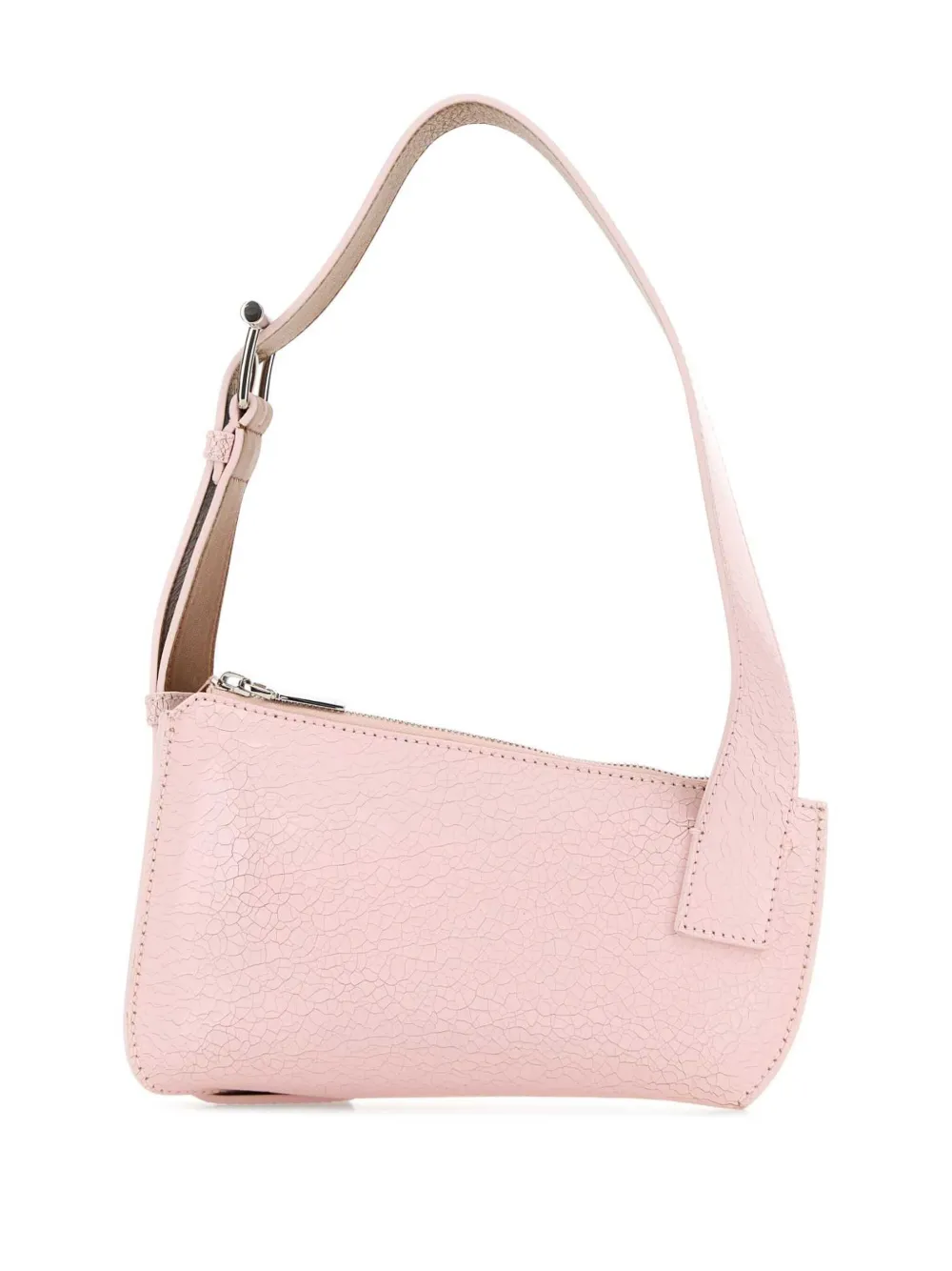 Alexander Mcqueen Pink Leather Sling T-bar Crossbody Bag In Pink
