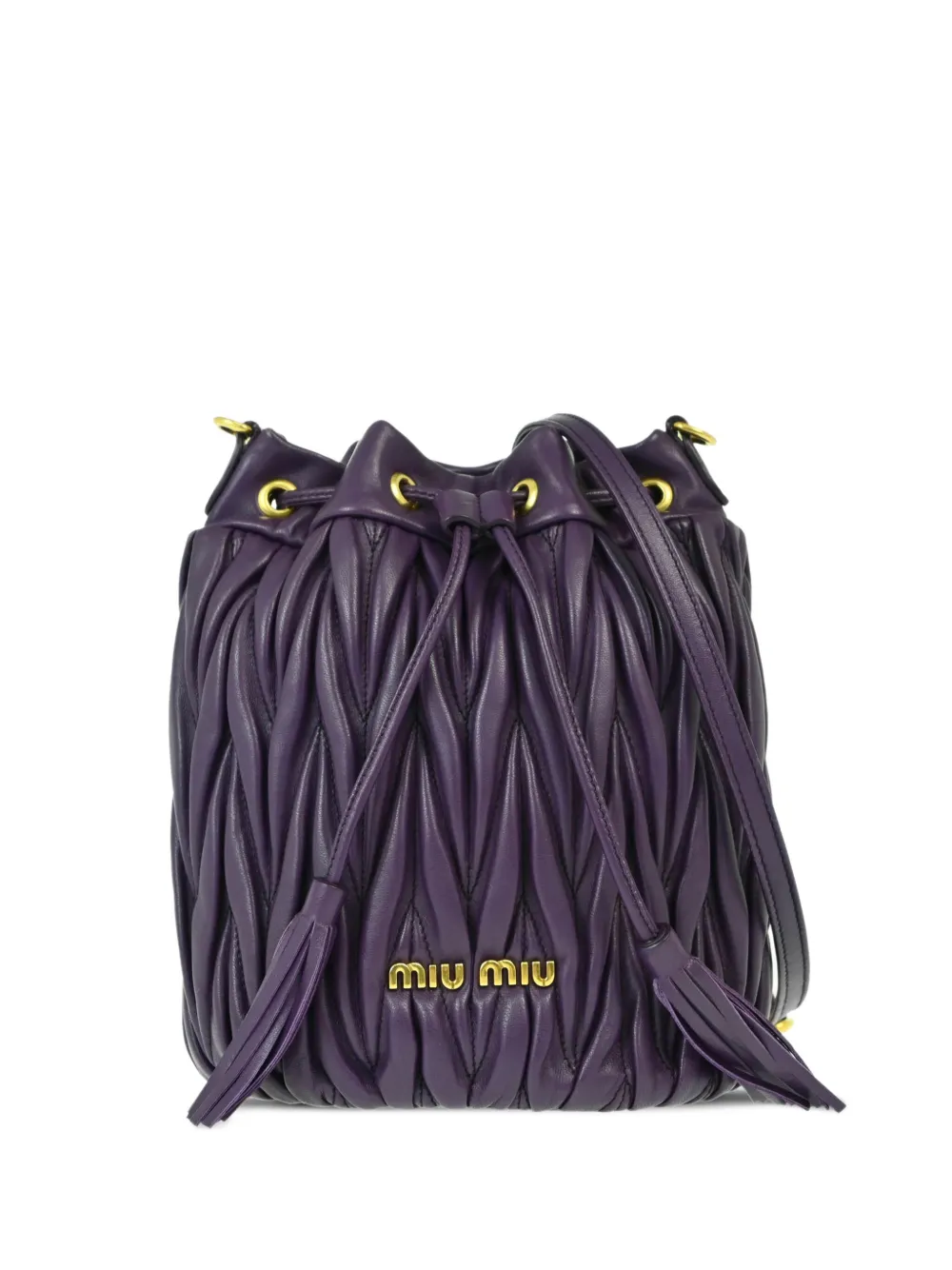 2010s matalassé bucket bag