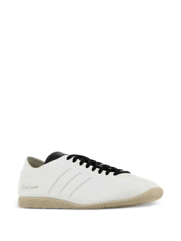 Y-3 Y-3 Japan レザースニーカー | ホワイト | FARFETCH JP