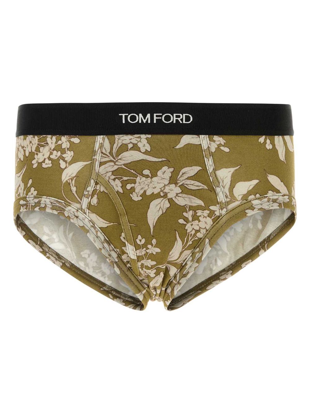 TOM FORD floral-print briefs - Green