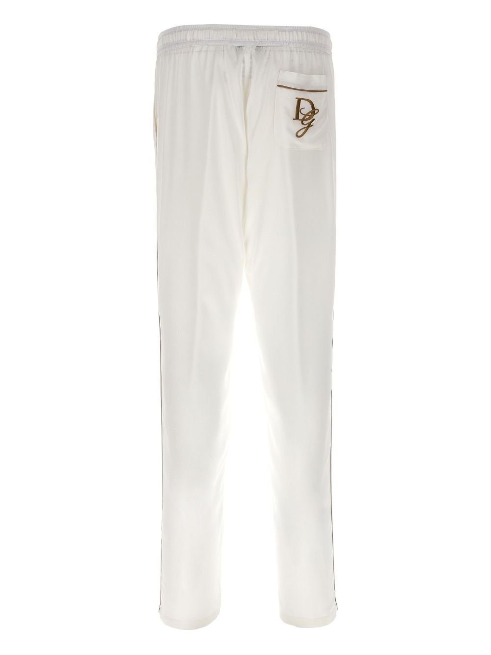 Dolce & Gabbana silk trousers - Wit