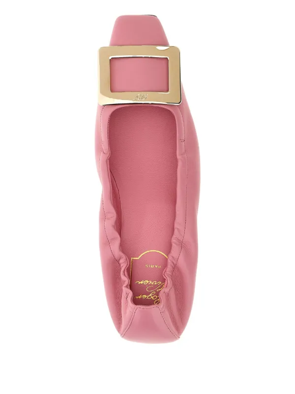 Roger Vivier Belle Vivier Ballerina Shoes | Pink | FARFETCH