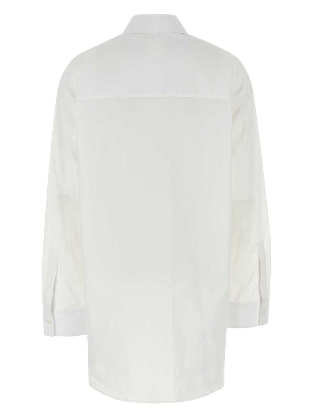 Givenchy sequin-collar oversize shirt - Wit