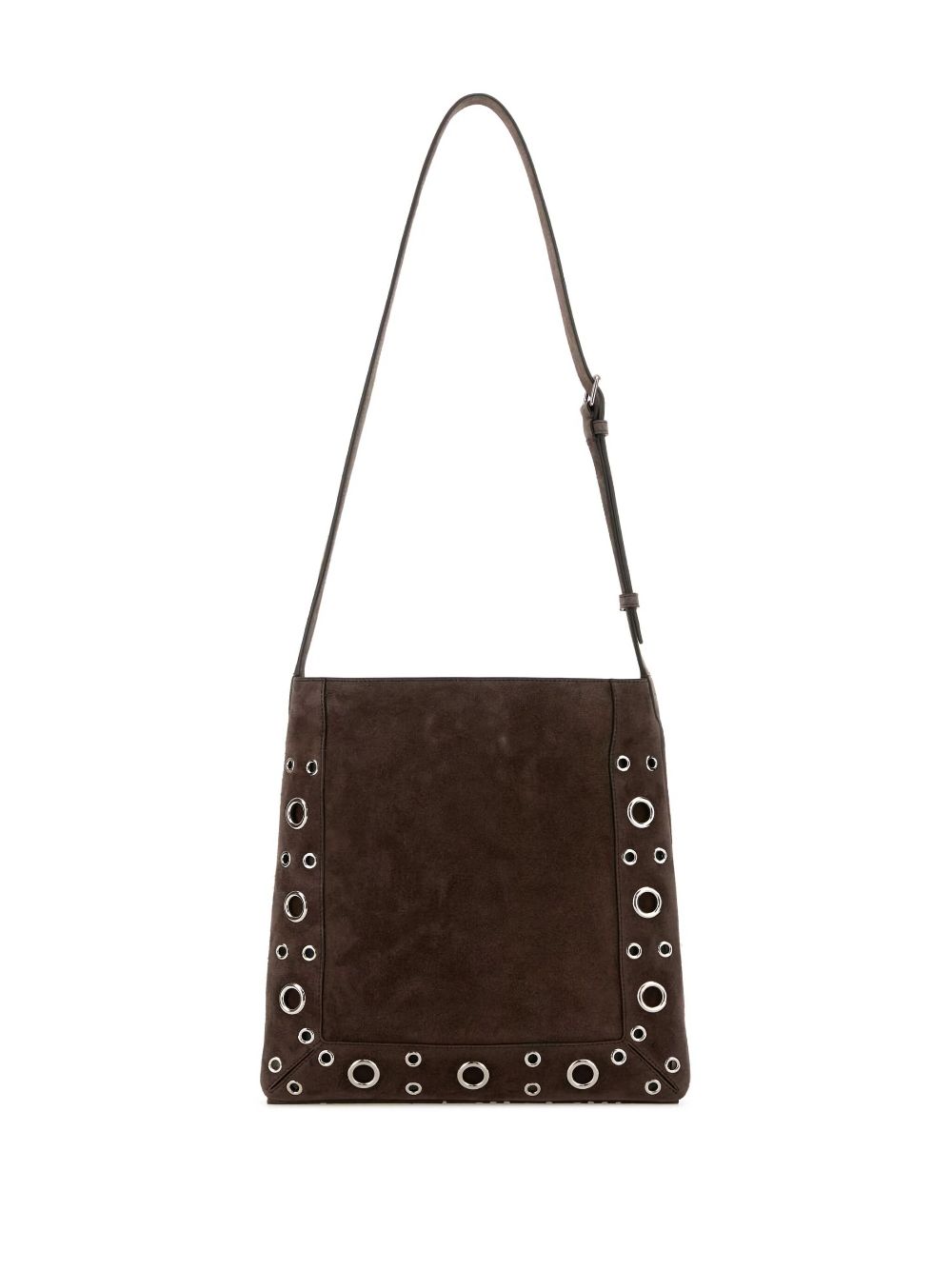 Valentino Garavani suede crossbody bag - Bruin