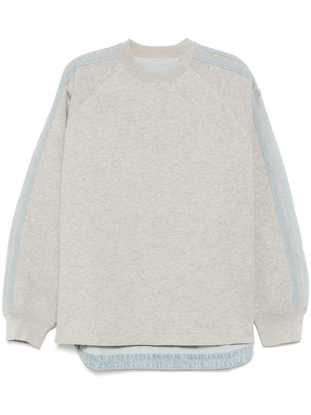 panelled sweatshirt