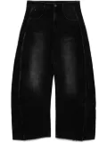 JNBY extra long zip-up jeans - Black