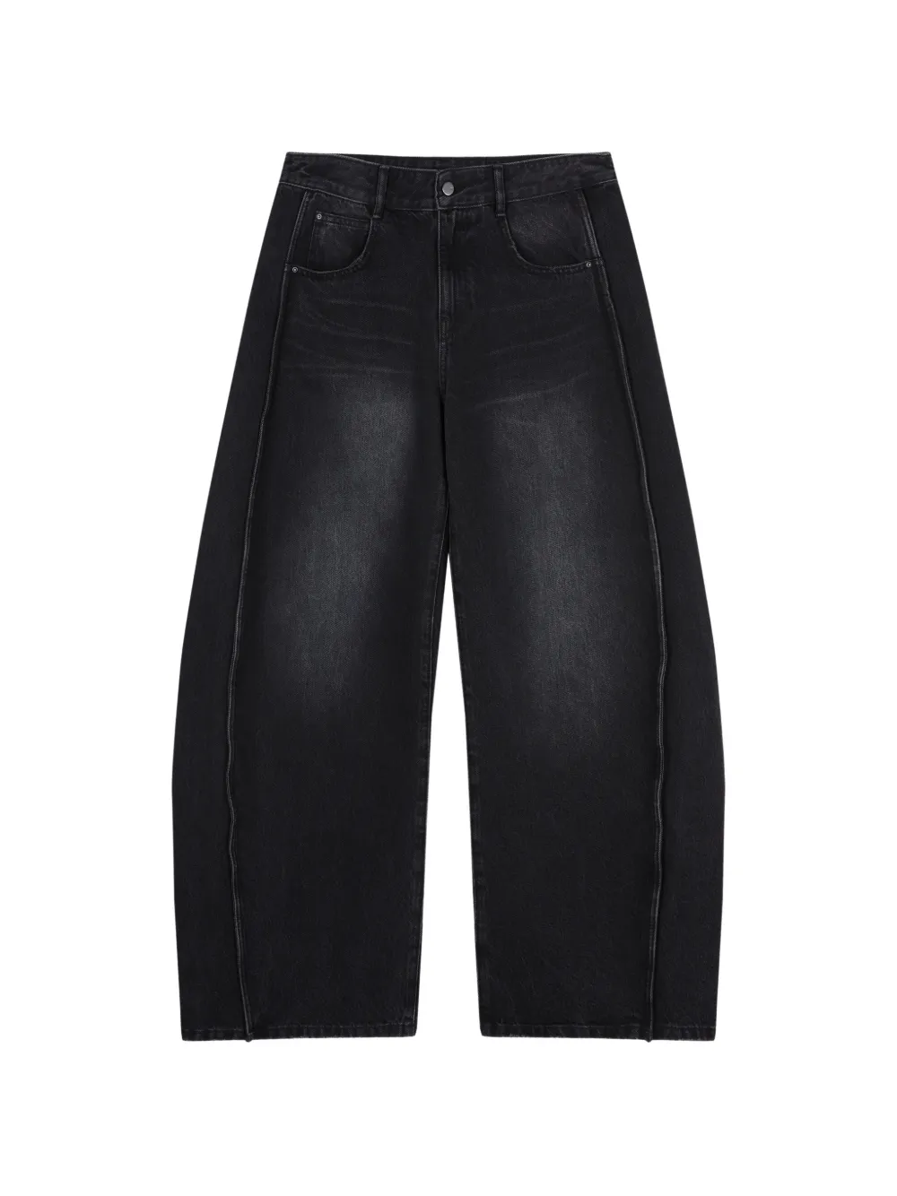 JNBY Jeans extra lunghi con zip - Nero