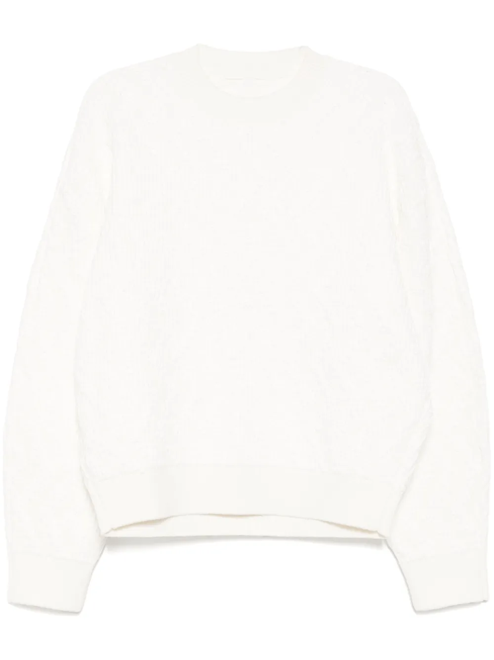 jacquard long-sleeves jumper