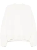 CROQUIS jacquard long-sleeves jumper - White