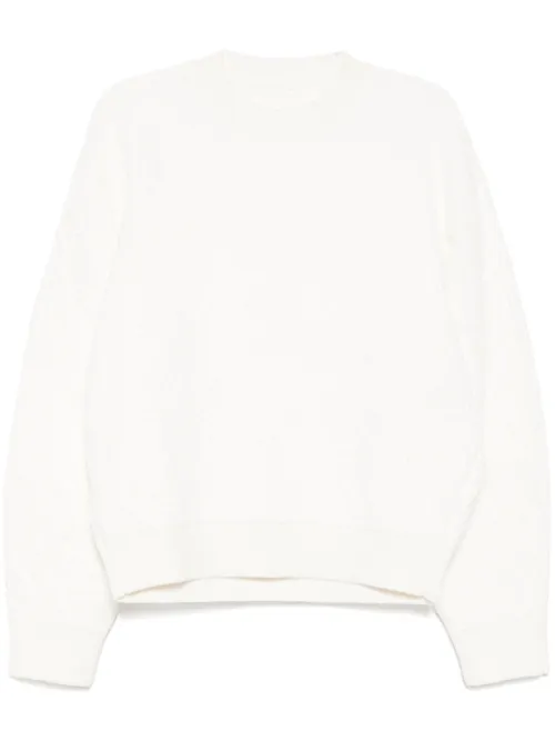 Pull en jacquard à manches longues - CROQUIS - Modalova