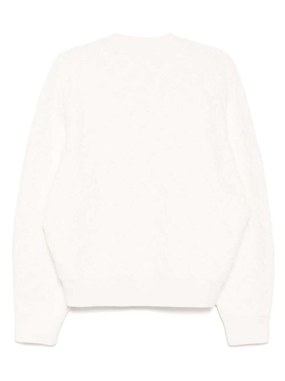 CROQUIS jacquard long-sleeves jumper - Wit