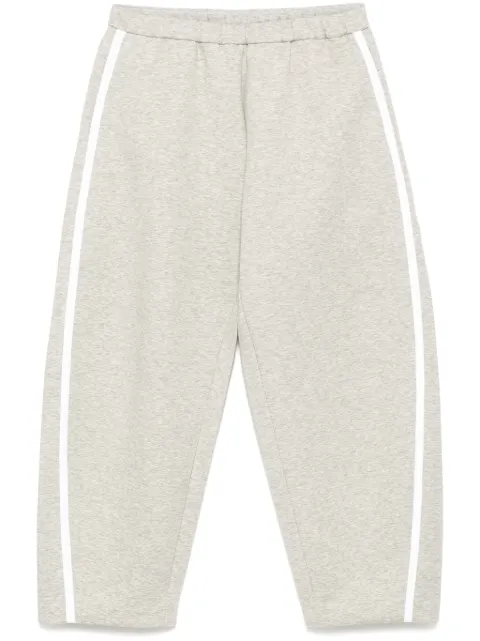 CROQUIS side-stripe knitted trousers