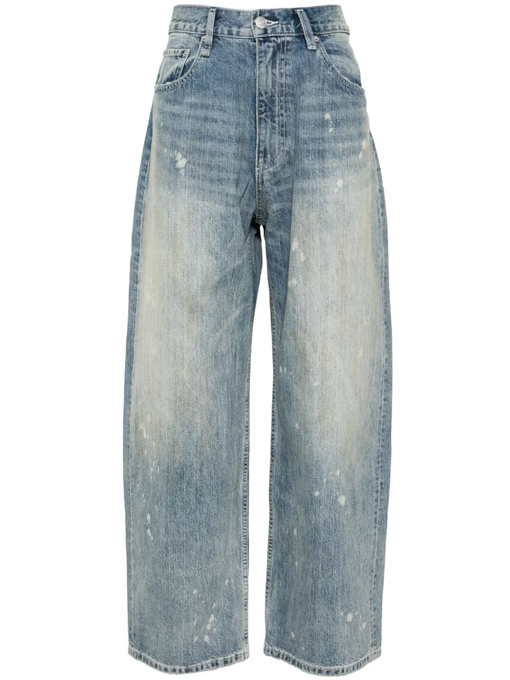 retro straight-leg jeans