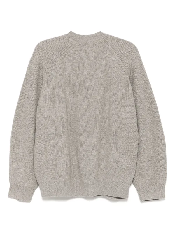 JNBY rounded-collar Cardigan | Grey | FARFETCH