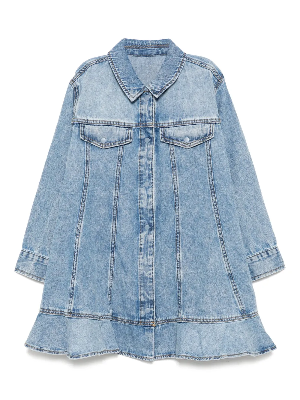 jnby by JNBY flared hem dress | Blue | Image 1