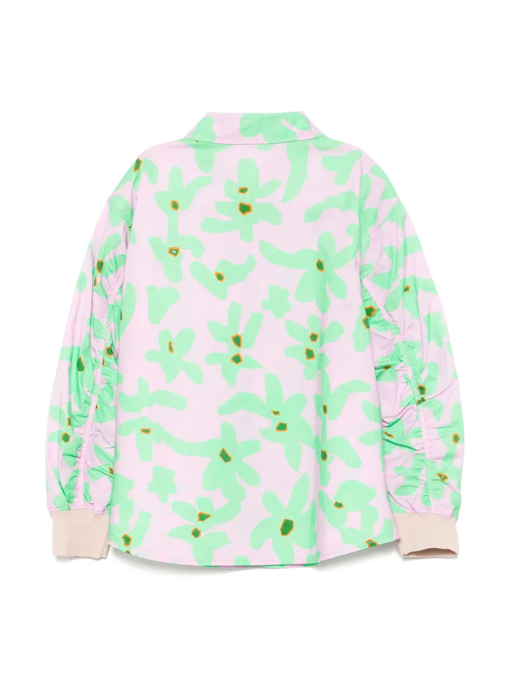 Jnby by JNBY Shirt met bloemenprint en gewelfde afwerking - Paars