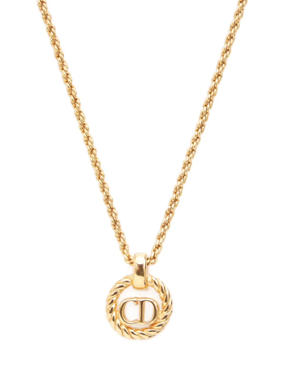 Christian Dior Pre-Owned collar con dije CD 2000 | Image 2