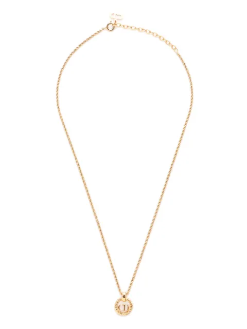 Christian Dior Pre-Owned collar con dije CD 2000