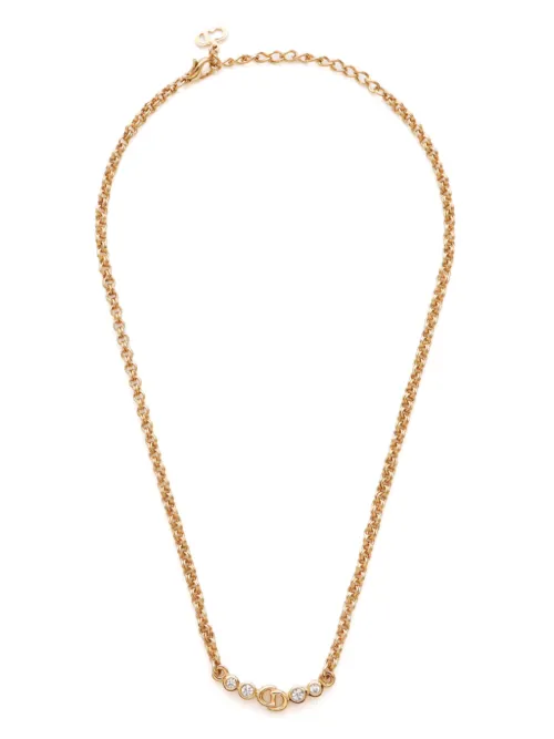Collier à pendentif CD (années 2000) - Christian Dior Pre-Owned - Modalova