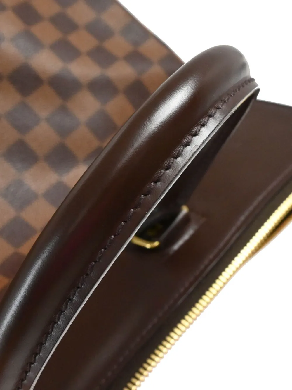 Pre-owned Louis Vuitton 2001 Greenwich Pm Handbag In 褐色