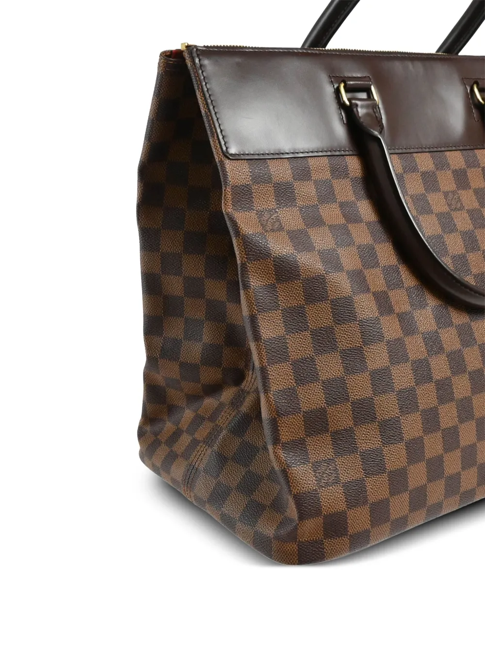Pre-owned Louis Vuitton 2001 Greenwich Pm Handbag In 褐色